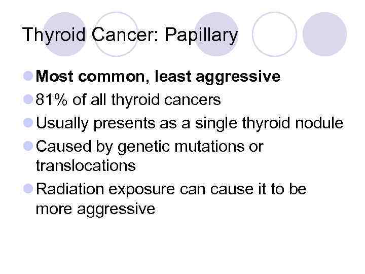 Thyroid Disease and Cancer Amy E Baker PA-C