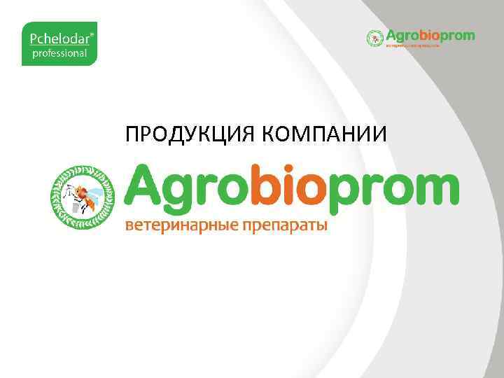 ПРОДУКЦИЯ КОМПАНИИ 