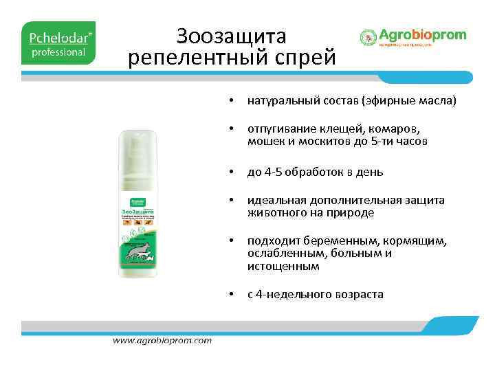 Зоозащита репелентный спрей • натуральный состав (эфирные масла) • отпугивание клещей, комаров, мошек и