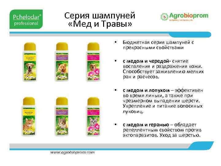 Серия шампуней «Мед и Травы» • Бюджетная серия шампуней с прекрасными свойствами • с