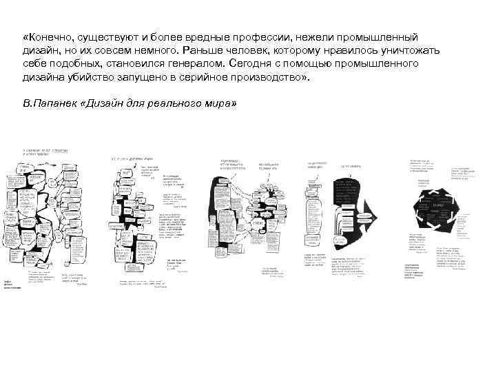  «Конечно, существуют и более вредные профессии, нежели промышленный дизайн, но их совсем немного.