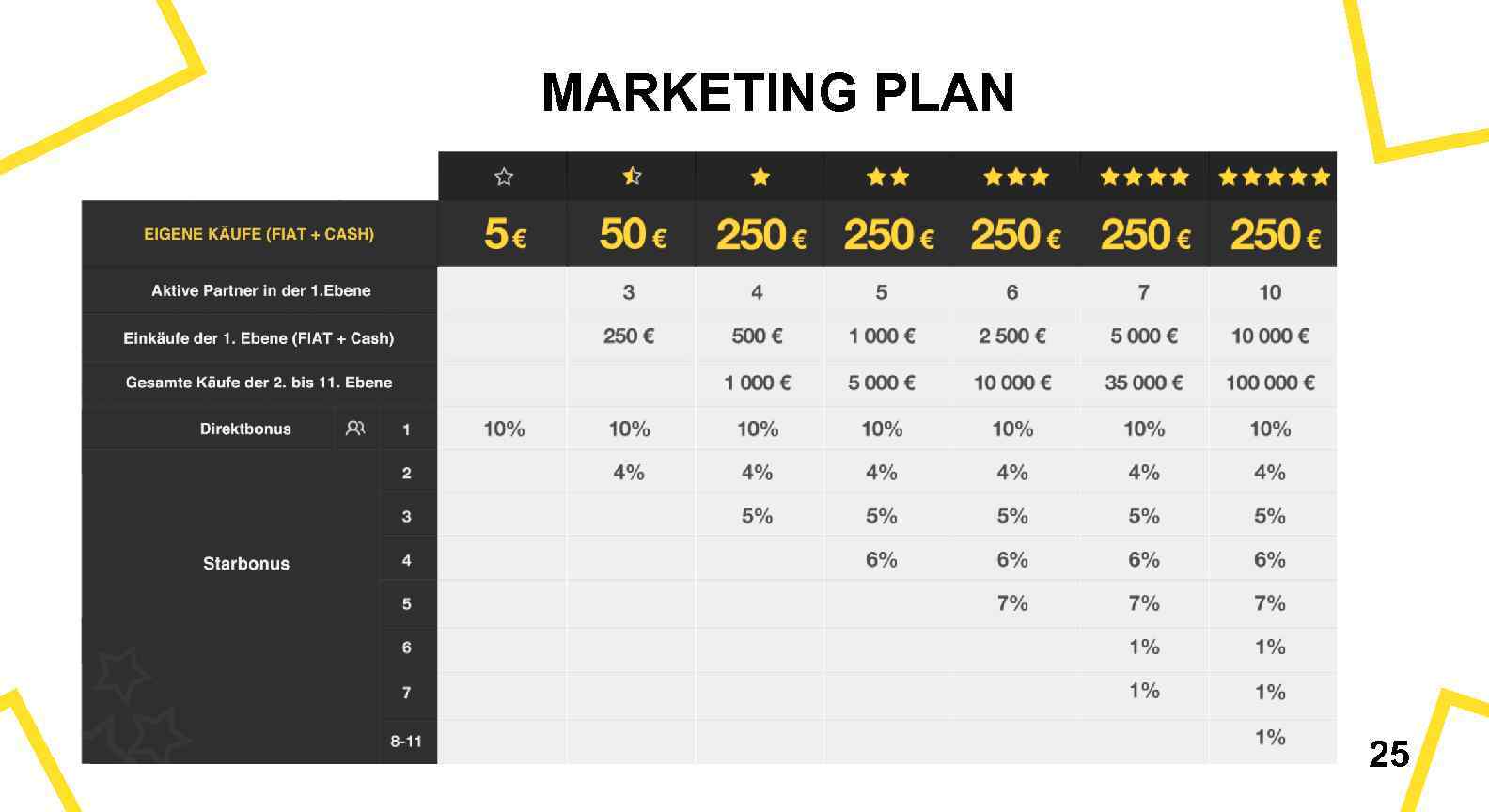 MARKETING PLAN 25 