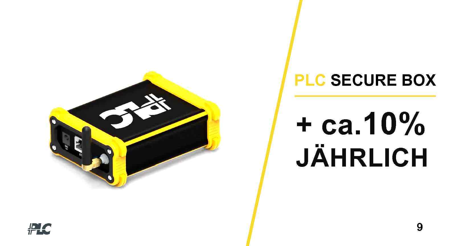 PLC SECURE BOX + ca. 10% JÄHRLICH 9 