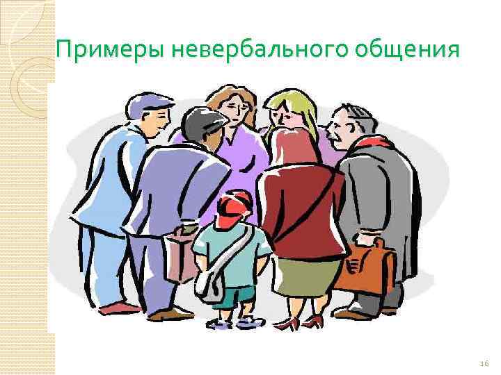 Примеры невербального общения 16 