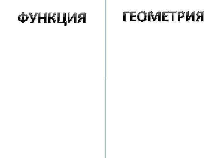 ФУНКЦИЯ ГЕОМЕТРИЯ 