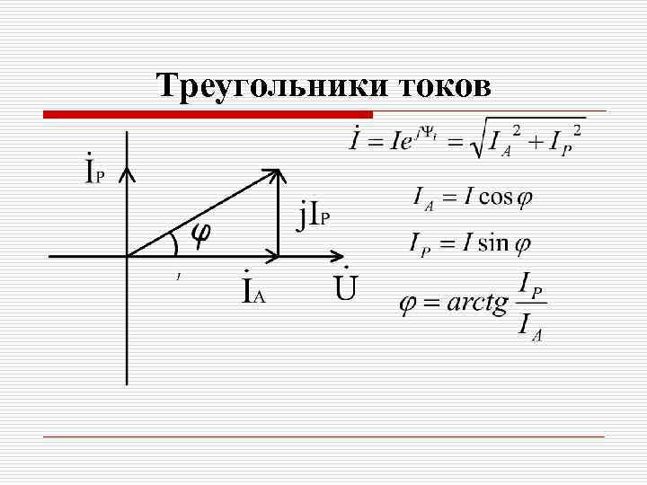 Треугольники токов 