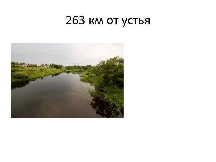 263 км от устья 