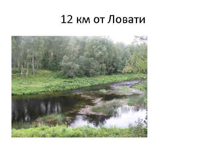 12 км от Ловати 