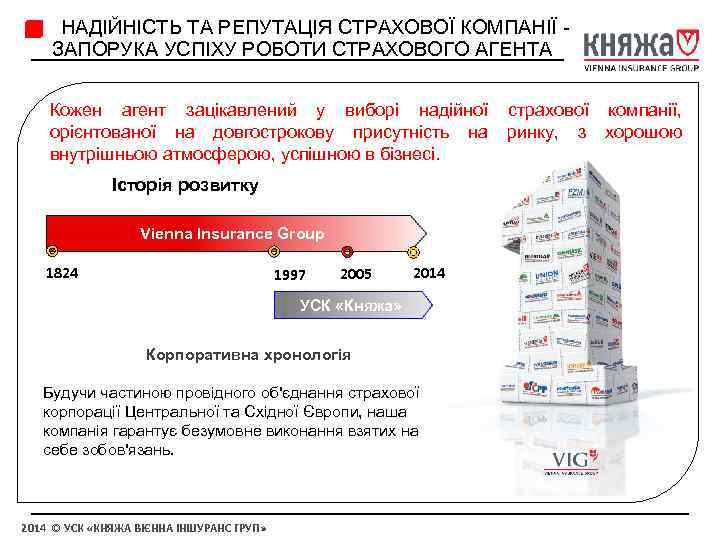 НАДІЙНІСТЬ ТА РЕПУТАЦІЯ СТРАХОВОЇ КОМПАНІЇ - ЗАПОРУКА УСПІХУ РОБОТИ СТРАХОВОГО АГЕНТА Кожен агент зацікавлений