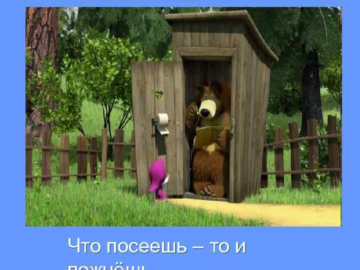 Что посеешь – то и 