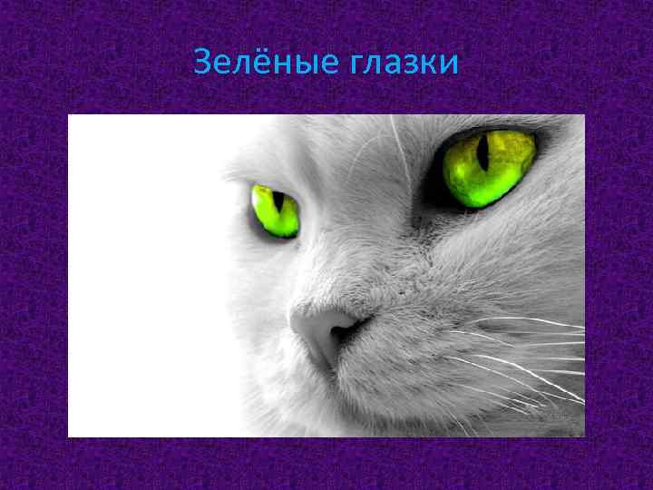 Зелёные глазки 