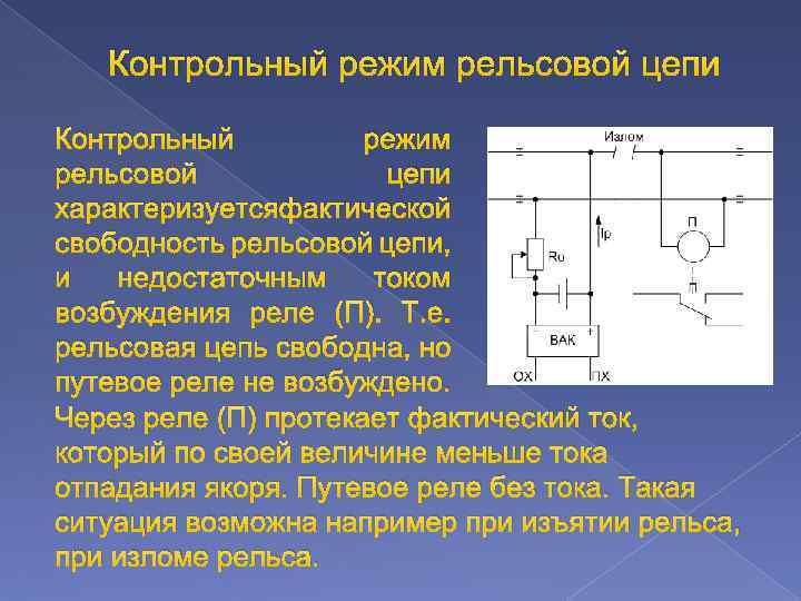 Нормальный режим работы