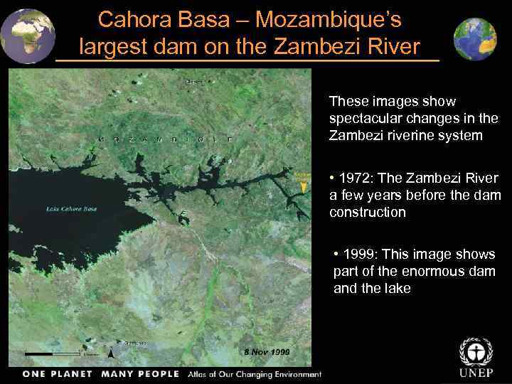 Cahora Basa – Mozambique’s largest dam on the Zambezi River These images show spectacular