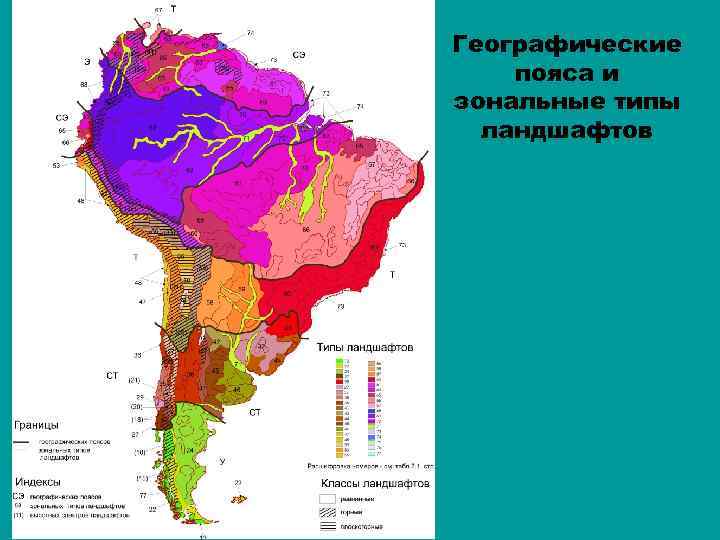 Географические пояса и зональные типы ландшафтов 