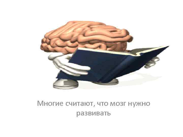 Многие считают, что мозг нужно развивать 