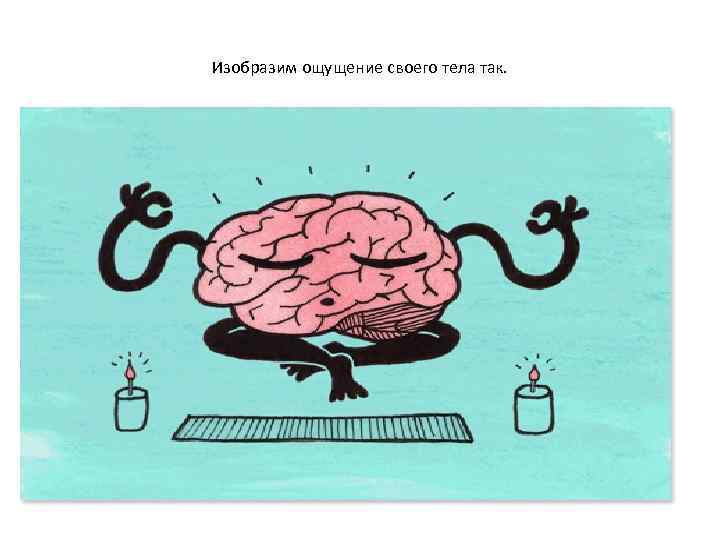 Изобразим ощущение своего тела так. 