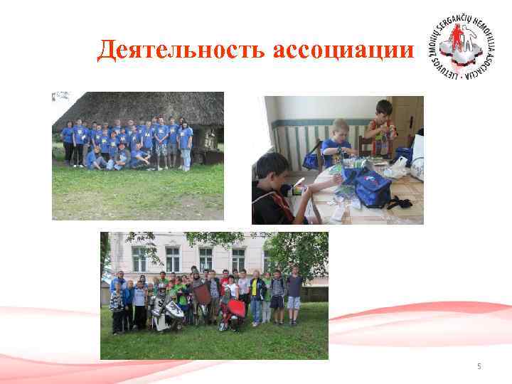 Деятельность ассоциации 5 