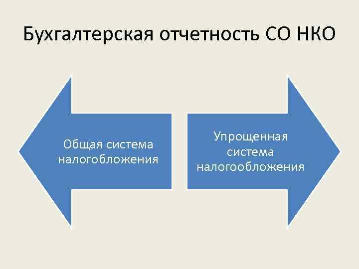 Формы бухгалтерской отчетности нко