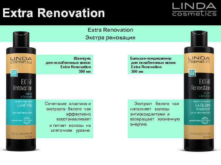 Extra Renovation Экстра реновация Шампунь для ослабленных волос Extra Renovation 300 мл Бальзам-кондиционер для