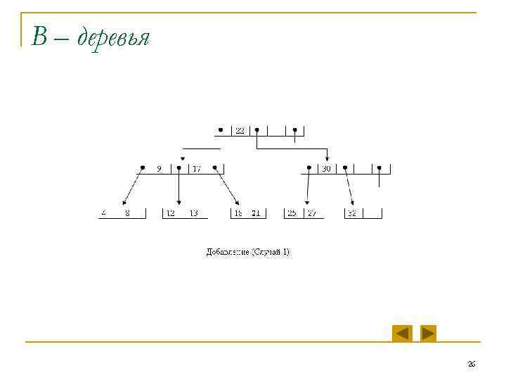 В – деревья 26 