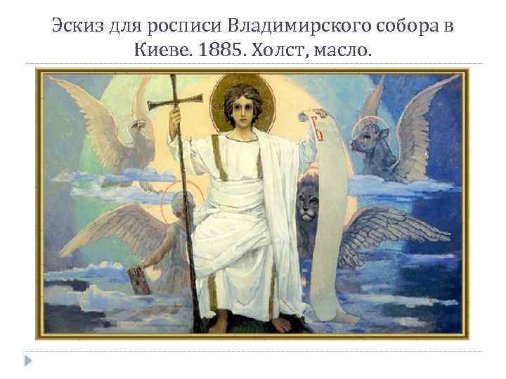Эскиз для росписи Владимирского собора в Киеве. 1885. Холст, масло. 