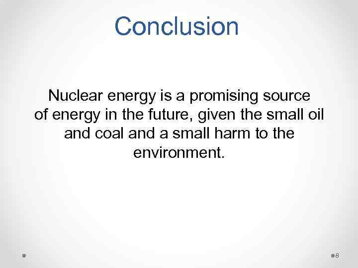 nuclear energy essay conclusion