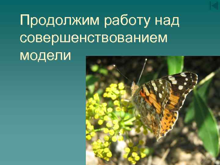 Продолжим работу над совершенствованием модели 