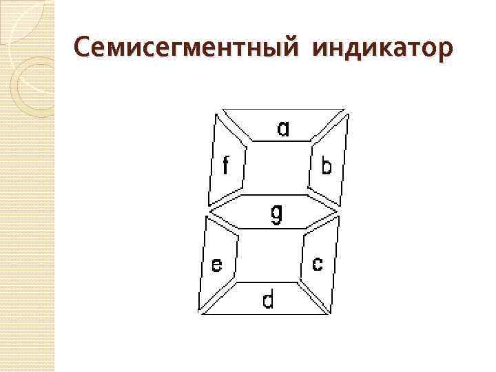 Семисегментный индикатор 