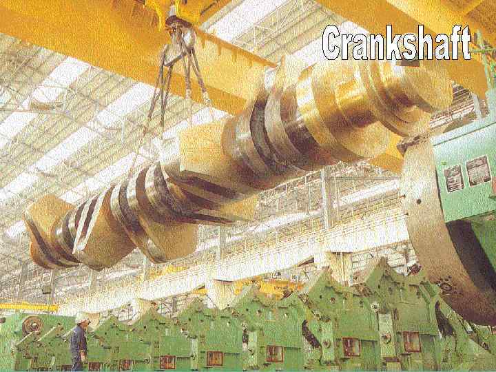 The crank (1) is connected to the crankshaft (2). S 2 1 