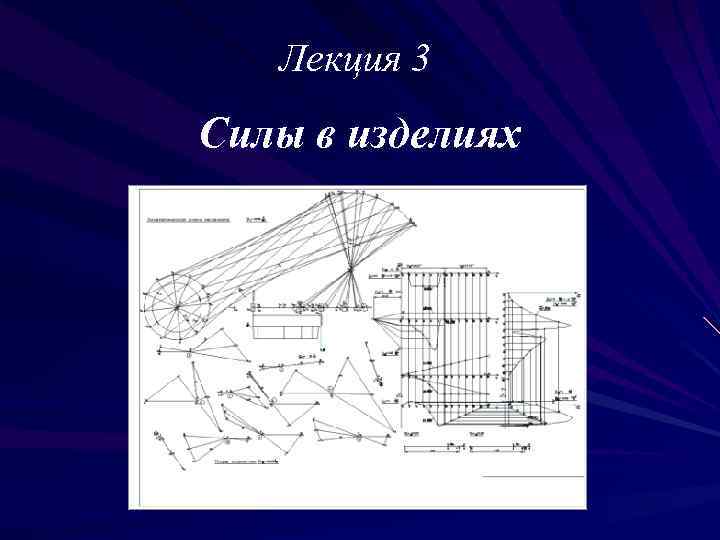 Лекция 3 Силы в изделиях 
