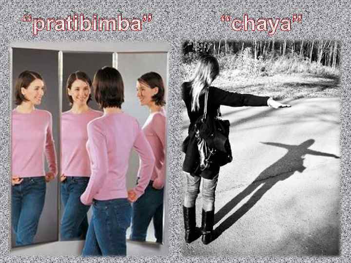 “pratibimba” “chaya” 