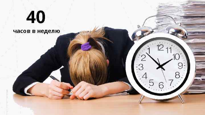 40 часов в неделю 