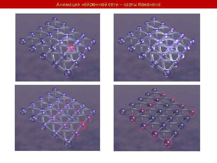 Анимация нейронной сети – карты Кохонена 
