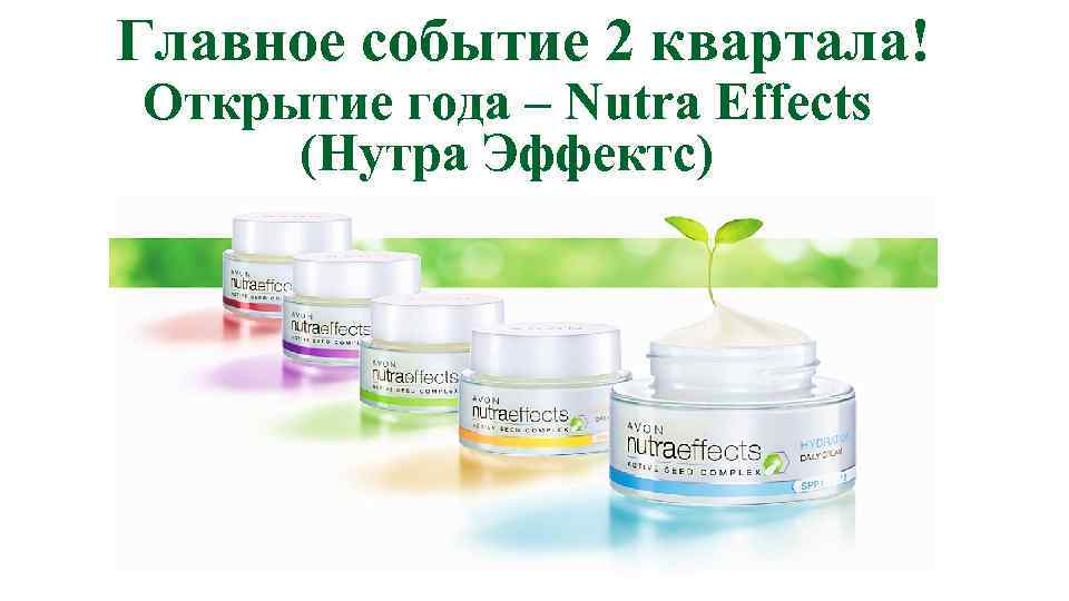 Главное событие 2 квартала! Открытие года – Nutra Effects (Нутра Эффектс) 
