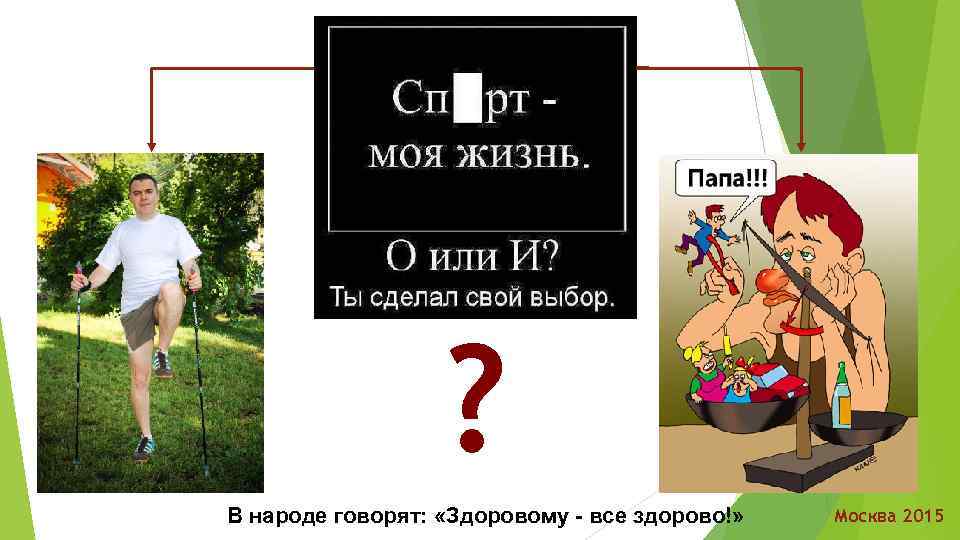 ? В народе говорят: «Здоровому - все здорово!» Москва 2015 