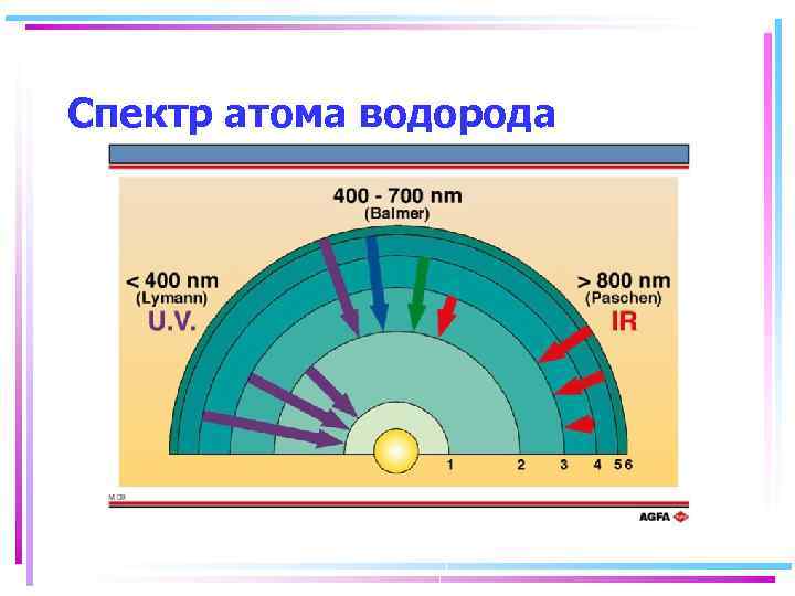 Спектр атома водорода 