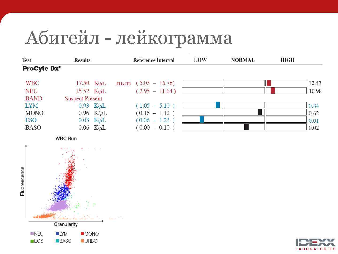 Абигейл - лейкограмма 