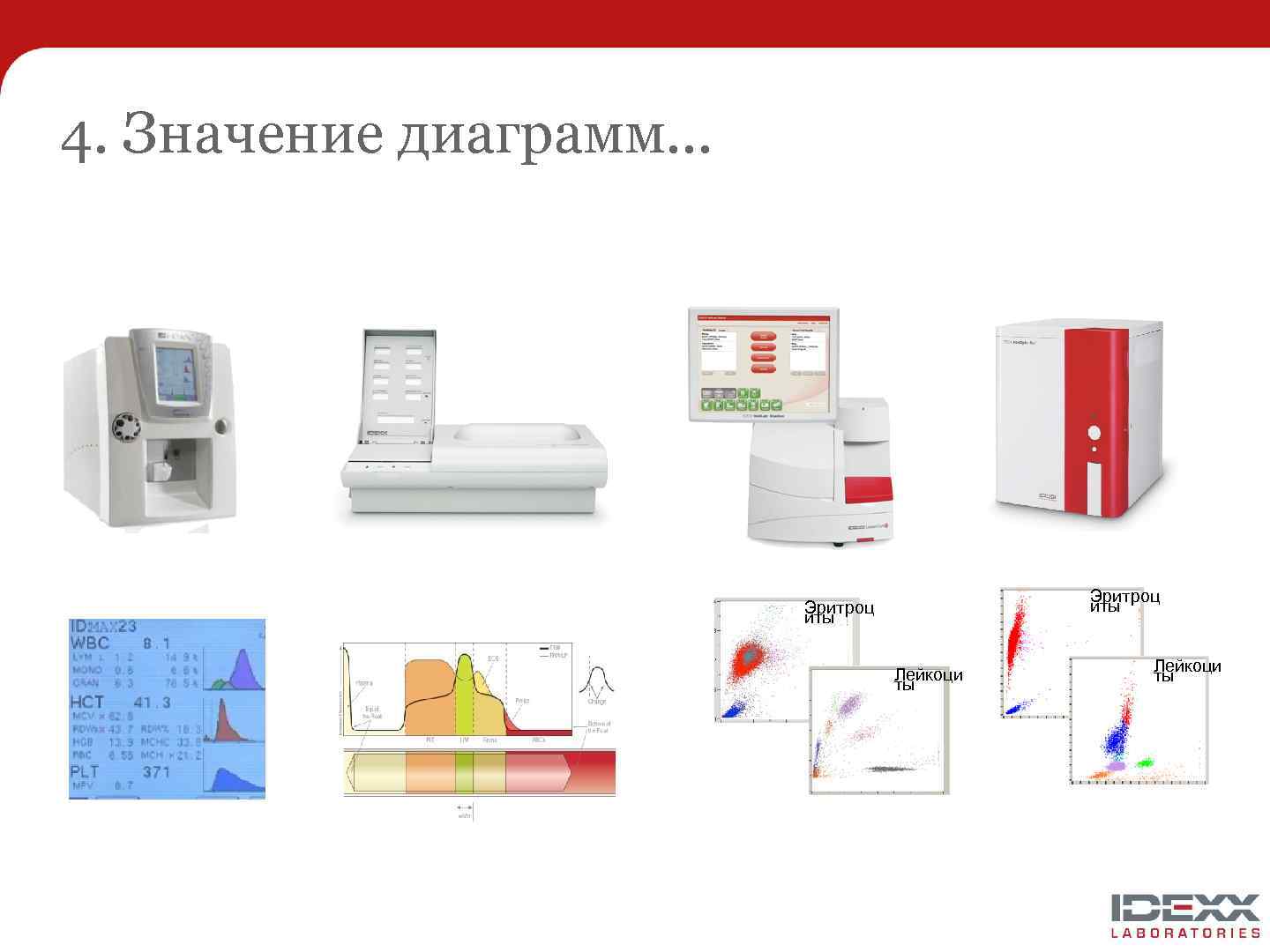 4. Значение диаграмм. . . Эритроц иты Лейкоци ты 