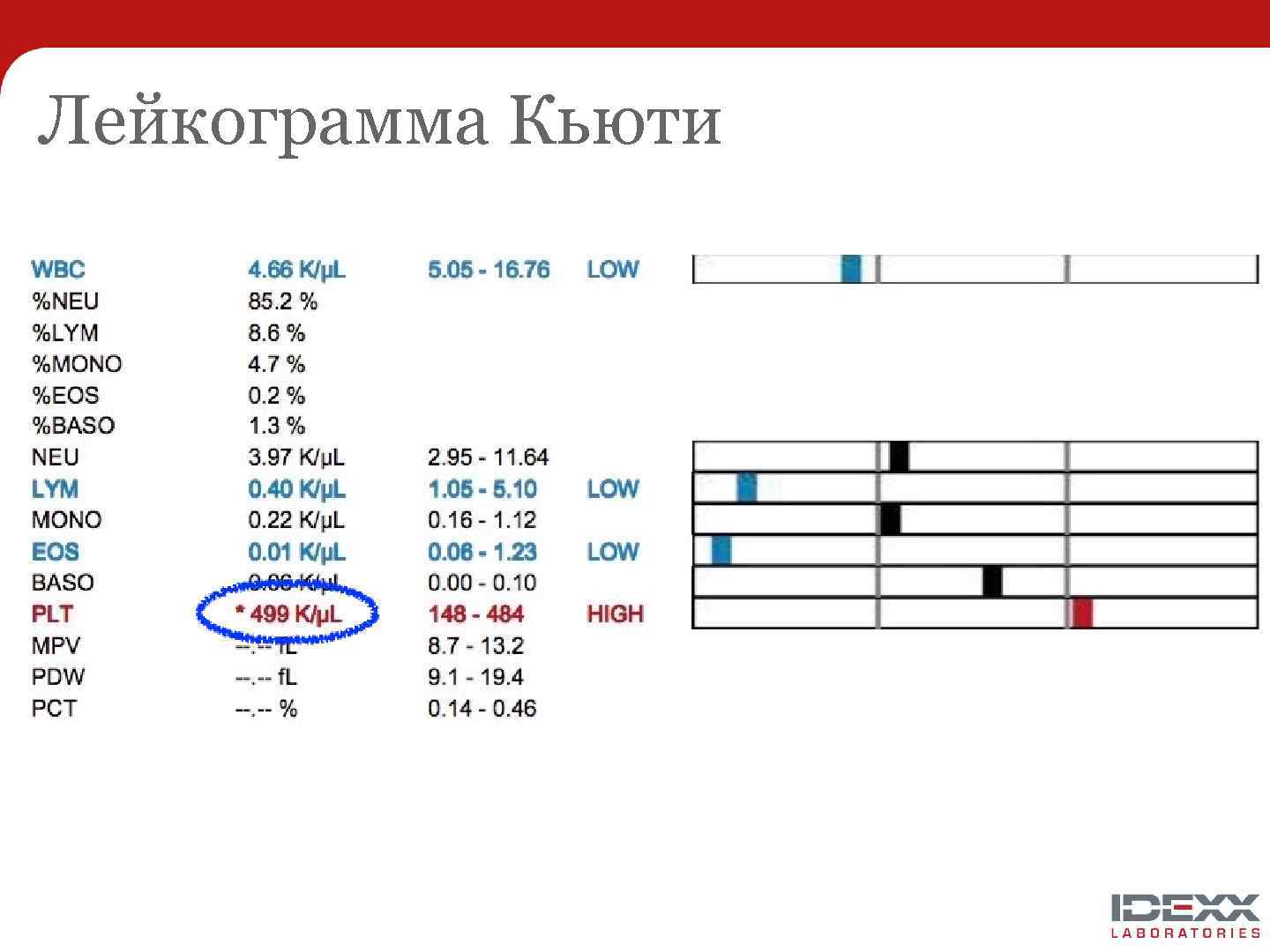 Лейкограмма Кьюти 