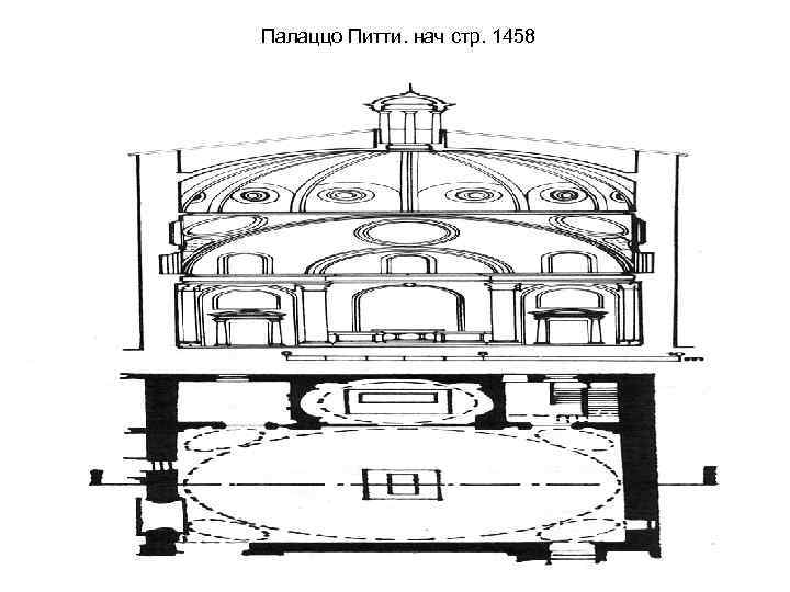 Палаццо Питти. нач стр. 1458 