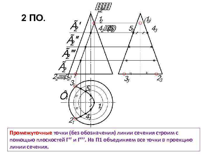 Найти сечение поверхности плоскостью