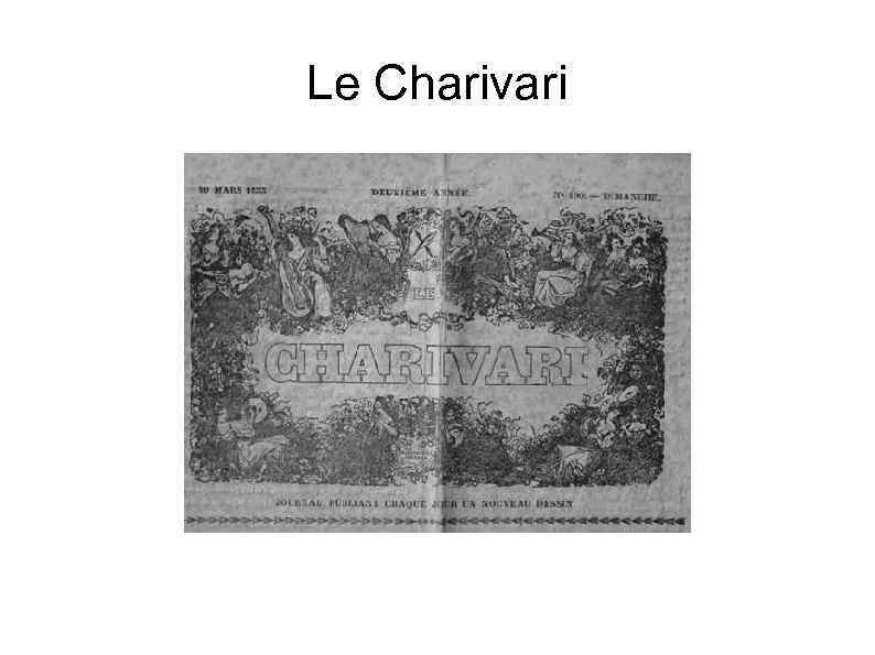 Le Charivari 