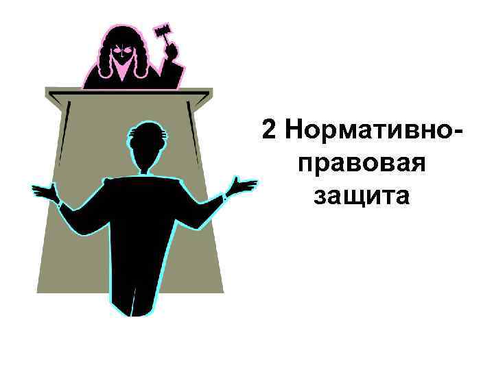2 Нормативноправовая защита 