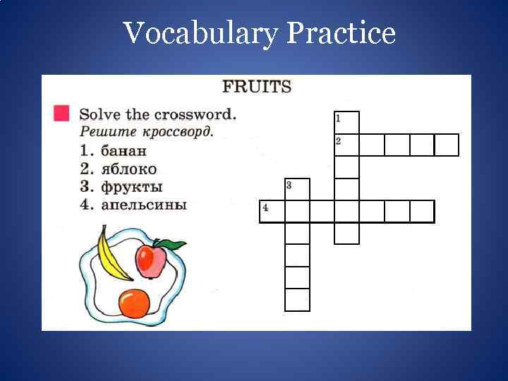 Vocabulary Practice 