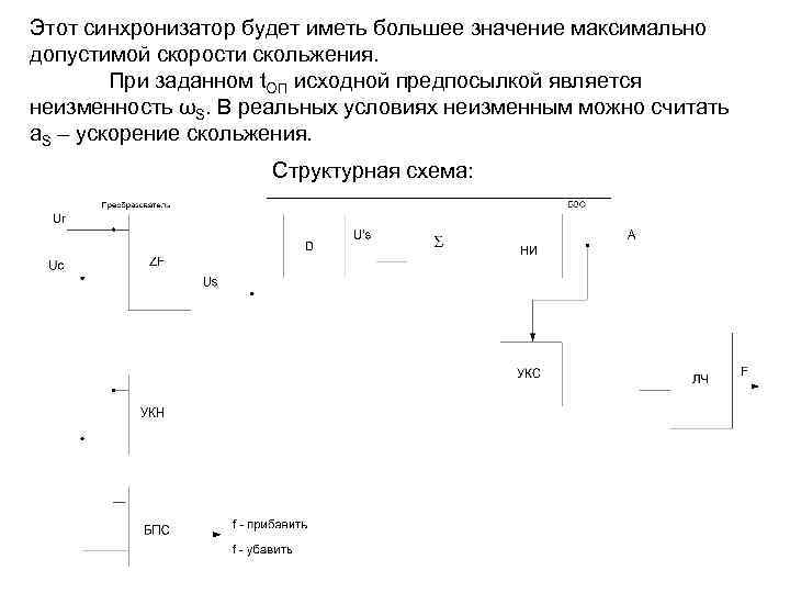 Этот синхронизатор будет иметь большее значение максимально допустимой скорости скольжения. При заданном t. ОП