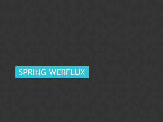 SPRING WEBFLUX PUBLIC 40 