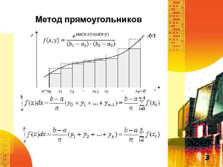 Метод прямоугольников 3 