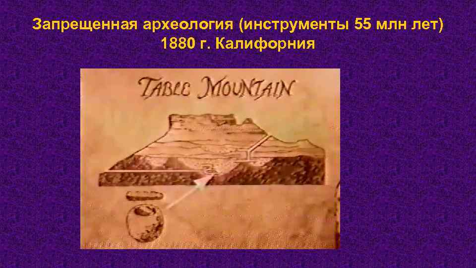 Запрещенная археология (инструменты 55 млн лет) 1880 г. Калифорния 
