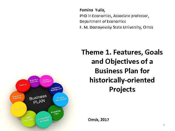 Fomina Yulia, Ph. D in Economics, Associate professor, Department of Economics F. M. Dostoyevsky