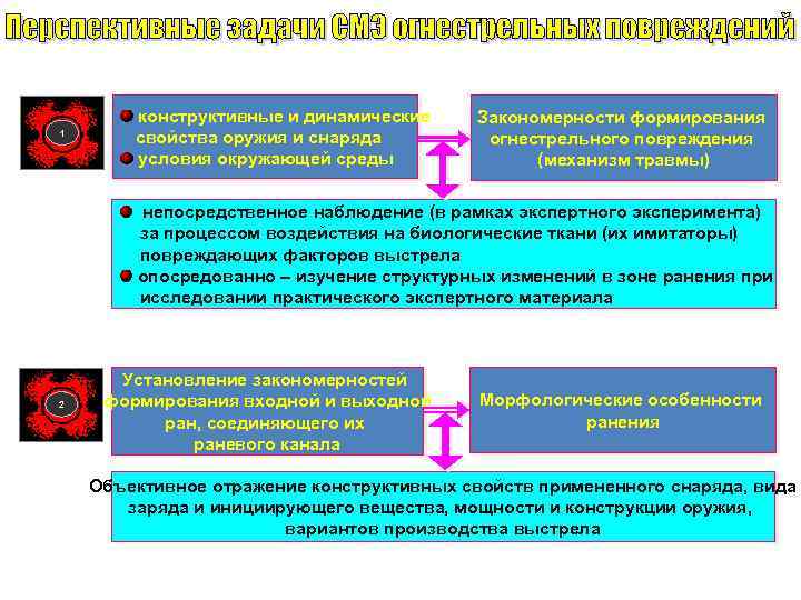 1 конструктивные и динамические свойства оружия и снаряда условия окружающей среды Закономерности формирования огнестрельного